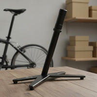 Aluminum Alloy Bike Display Stand CNC Machined Folding Bike Parking Stand Anodized Finish for Workshop, Garage