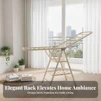 Space-Saving Foldable Clothes Drying Rack Portable Collapsible Laundry Airer Large Capacity Multi-Tier Garment Rack Heavy Duty for Apartment Dwellers, Homemakers, Balcony, Indoors, Bedroom, Small Areas
