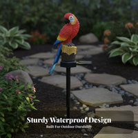 Waterproof Solar Creature Garden Light Energy Saving LED Creature Figure Stake Light Auto On/deactivate for Yard, Patio, Pathway