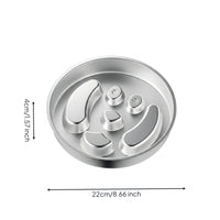 Dog Bowl with Slow Feeder Double-Sided Slow Canine Bowl Food-Grade for Fast Eaters, Dogs, Daily Meals, Home