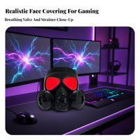 Gaming Inspired illuminated costume accessory Realistic Look costume accessory Post-Apocalyptic Theme Costume Accessory Adjustable Straps for Children, Cosplayers, Party Goers, Cosplay gatherings, Halloween, Themed Photoshoots, Stage Performances
