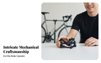Mountain Bike Brake Caliper Good Heat Dissipation Trail Bike Disc Brake Caliper Replaceable Pads Easy Adjustment