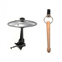 Adjustable Car Air Vent Cymbal Wooden Stick Vent-Mounted Cymbal Drum Screw Knob Dashboard Decoration Reflective
