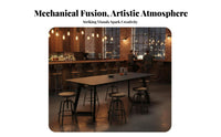Sturdy Metal Frame utilitarian Dining Booth Set robustDuty Construction Pub Furniture Padded Upholstery Restaurant Seating with Backrest for Bar Owners, Cafe Proprietors, Homeowners, Bistro