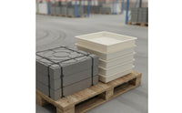Textured Paving Form   Square Concrete Paver Form Easy Demolding Reusable Walkway Maker Forms for Garden, Patio, Driveway