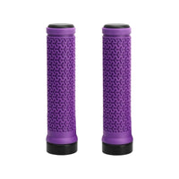 Handlebar Grips with End Caps Anti-Slip Handlebar Grips with Aluminum Clamp Textured High Friction for Cyclists, Cycling
