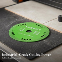 75mm Angle and Sturdy Diamond Cutting Disc Smooth & Clean Cuts Vacuum Brazed Cutting Disc for Tilers, Tiling, Workshops, Workshop