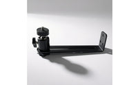 Wall Mounted Display Device Holder Bracket Slotted Arm Single Hole Display Device Holder Mount in Black