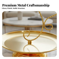 Multi-Level Snack Tray High-End Design Tiered Fruit Platter Multipurpose Tiered Serving Tray for Living Room, Coffee Table, Afternoon Tea