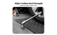 High-Carbon Steel L-Shaped Socket Wrench Long-Lasting Tire Lug Wrench Heat-Treated for Mechanics, DIY Enthusiasts, Workshop