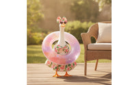 Lawn Goose Decoration Outfit Tropical Goose Dress with Swim Circle Bright
