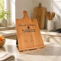 Cookbook Stand, Recipe Holder, Bamboo Book, For Cooking, Kitchen Use