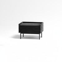 Minimalist Design Nightstand with Drawer Multi-Functional Single-Drawer Side Table Stable and Long-Lasting Bedroom Furniture Space-Saving for Apartment Dwellers, Interior Designers, Hotel Managers, Small Areas, Living Room, Hallway, Office