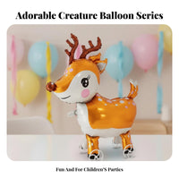 Cartoon creature Designs ambulatory Pet Balloon Stands on Its Own Party Supply Large Size Inflatable Toy auto-closureing for Children, young children, Parents, Birthday Parties, festivitys, infant Shower, Home Decoration