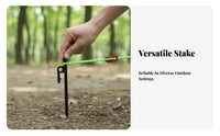 Tent Stake High-Strength Heavy Duty Tent Stake Windproof Heavy Duty Ground Nail for Backpackers, Homeowners, Hiking, Backpacking, Garden