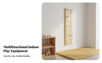 Kids Climbing Wall Non-Slip Holds Child Climber Climbing Wall Develops Motor Skills for Young Children, Parents, Kindergarten, children's Room