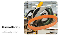 Heavy-Duty Saw Engine Belt Wear-Resistant Drive Band Long-Lasting Power Tool Part High Strength for Professionals, Repair Technicians, DIY Enthusiasts, Workshop, Construction Site, Garage
