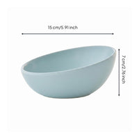 Tilted Ceramic Bowl Dishwasher Tilted Ceramic Cat Bowls Space Saving Feeding Station for Small Dogs