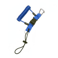 Quick Release Coil Lanyard Anti-Drop Scuba Diving Camera Lanyard Extends to 1.5m Coiled Spring Rope for Snorkeling
