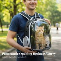 Portable Space Capsule Pet shoulderpack Breathable Do and Me viewing port Pet shoulderpack pet shoulderpack for feline Owners, Journobservers, veterinarianerinarian Visits, Public Transport, Outdoor Activities, Hiking