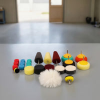 24 Pieces Mini Polishing Pad Kit Detail Rotary Tool Accessories Practical