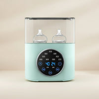 2-in-1 Baby Bottle Warmer and Sterilizer Temperature Control Bottle Warmer with Sterilizer Touchscreen Appliance Digital for Parents, Infants, Newborns, Kitchen, Nursery, Daycare