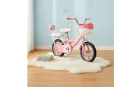 Foldable Children's Bike Anti-Tip Over Design Young Child Pedal Bike High-Carbon Steel Frame for Young Children, Beginners, Outdoor
