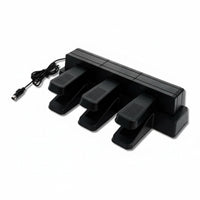 Broad Compatibility Triple Piano Pedal Heavy Duty Music Accessory Quiet Design for Studio