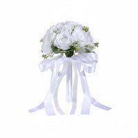 Bridal Blossom Flower Arrangement with Baby's Breath Romantic Ivory Blossom Flower Arrangement Decorative Flowers Long Lasting
