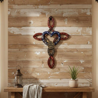 Heart Horseshoe Wall Decor Vintage Design Rustic Horseshoe Hanging Ornament