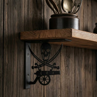 Decorative Shelf Bracket Black Coated L Bracket Versatile Angle Brackets Easy to Install for DIYers, Living Room, Kitchen