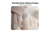 Touchscreen Winter Gloves Thickened Thermal Touchscreen Gloves Hand Gear Soft & Comfortable Double Level for Adults