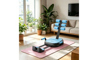 Core Workout Machine with Foam Rollers Sturdy Sit-up Assistant Stable Sit-up Exercise Equipment for Home Gym, Living Room