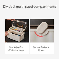 Multifunctional Tool Box Organizer with Double Layer