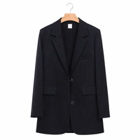 Women's Suits & Blazers with Sun Protection and Long Sleeve Design, Ladies in Luxurious Satin Material with Back Slit Detail