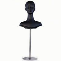 Mannequin Head Bust Matte Mannequin Head with Shoulders Adult Size Hairpiece Stand Jewelers, Cosplayers