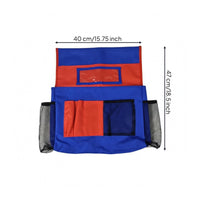 Chair-Back Organizer Divided Pockets Chair-Back Hanging Bag Large Compartment Classroom Hanging Bag for Kindergarten