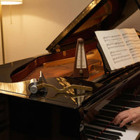 Cylindrical Housing Piano Slow-Fall Damper Curved Lever Arm Piano Soft Close Device Rectangular Base Music Hardware Metal