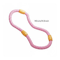 springing Waist Hoop Full Wrap Protection Soft Waist Hoop Noiseless Construction Padded springing Exercise Tool for Women, Home Workout