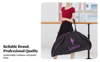 Waterproof Tutu Bag Large Capacity Ballet Tutu Carrier 2-Way Carry for Performers, Teenagers, Stage Performance, Recitals, Behind the Scenes