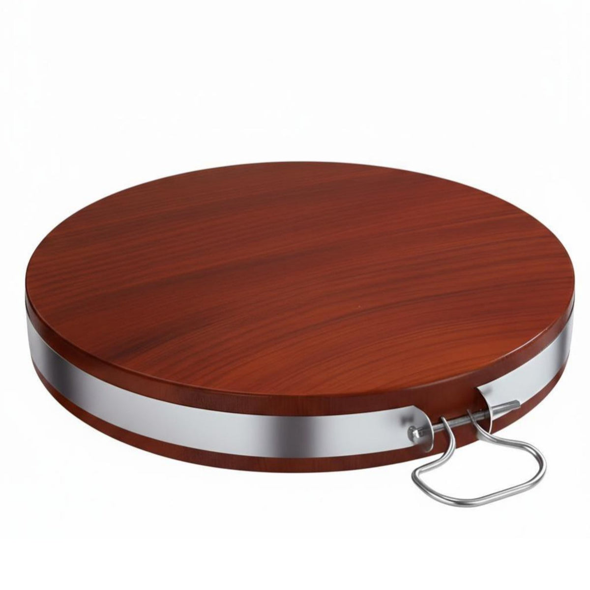 Round Ironwood Cutting Board, Thickened Antibacterial Chopping Board, Sturdy, Microbial-Resistant, Home & Commercial