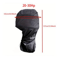 Outboard Motor Cover Weather-Resistant Outboard Engine Cover Resistant Hood for Boat Owners, Dock