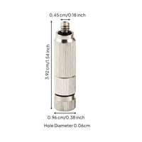Long-Lasting High Pressure Misting Nozzle Wear Resistant High Pressure Atomizing Nozzle Anti-Rust for Dust Control, Landscaping