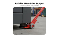 Heavy Duty Roller Top-Grade Bearing Machinery Moving Lever Labor-Saving Flat for Movers, Professionals, Lifting, Work Site S, Workshop