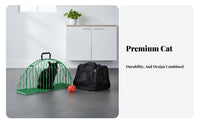 Cat Dehydrating Cage Cat Bathing Cage Quick Dry Anti-Scratch Pet Restraint for Washroom, Pet Care Professional Visits, Car Travel