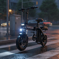National Standard Certified Folding Electric Bike Pedal Assist System Foldable Electric Bicycle Long Range Portable Electric Cycle High Speed Engine for City Commuting