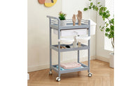 Mobile Beauty Cart with Basin Rolling Salon Storage Cart Compact Hairdresser Trolley Versatile for Hairdressers, Beauticians, Barbers, Hair Salons, Barbershops