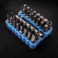 Screwdriver Bit Assortment with Holder 1/4 Inch Hex Shank Bit Set with Adapter Tool for Home Hobbyists