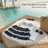 Swimsuits for Women with Modest Tankini Top and Bottoms, Three Piece Set for and Girls