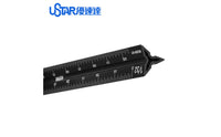 Triangular Scale Ruler Metal Alloy Model Drafting Ruler Lightweight Stationery